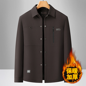 2XL-8XL秋冬新款加棉加厚男士加厚夹克 大码男士棉衣9925棉-P125图片