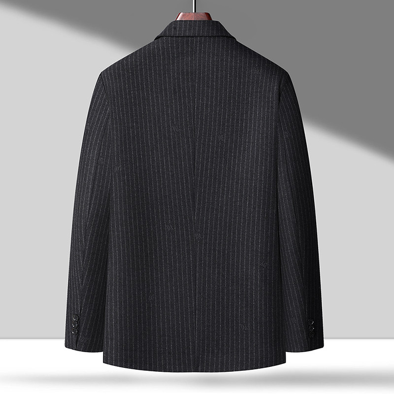 2XL-8XL春装新款条纹大码西服毛料休闲西服外套XZ2390P165,男装西服,星座802