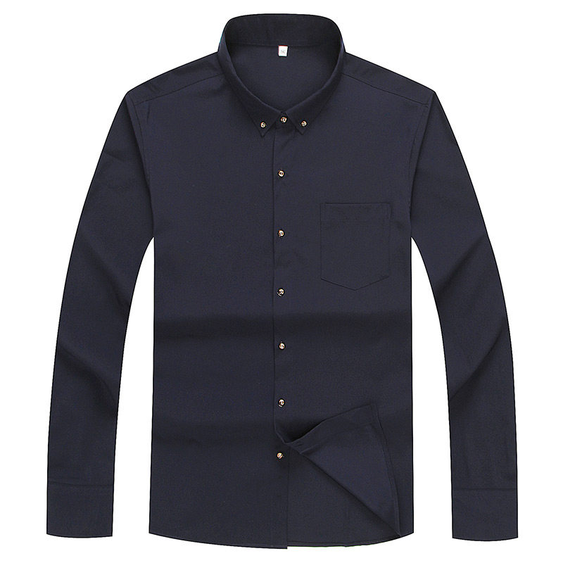 2XL-10XL新款宽松弹力休闲长袖衬衣加肥大码男士衬衫上衣8710-P50,男装衬衫,星座802