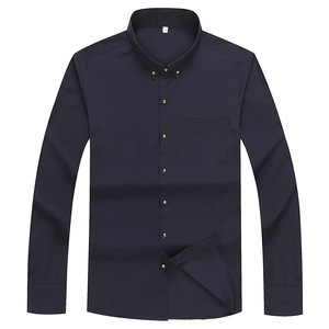 2XL-10XL新款宽松弹力休闲长袖衬衣加肥大码男士衬衫上衣8710-P50图片