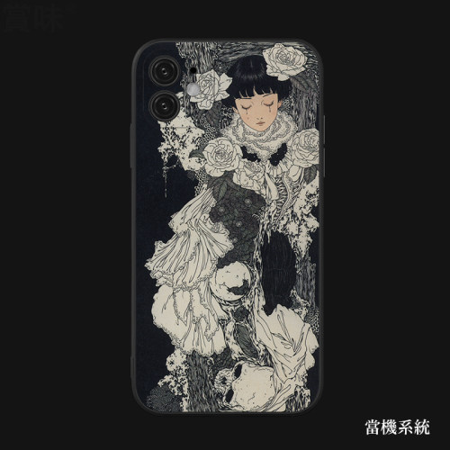 浮世绘液态硅胶日式iPhone
