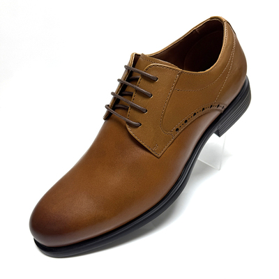 专柜正品莱尔斯丹男鞋真皮系带头层牛皮商务正装鞋德比皮鞋42301