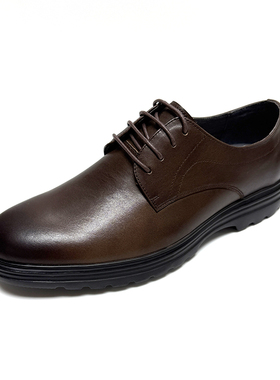 断码撤柜莱尔斯丹正品男鞋真皮系带牛皮商务正装鞋德比皮鞋58603