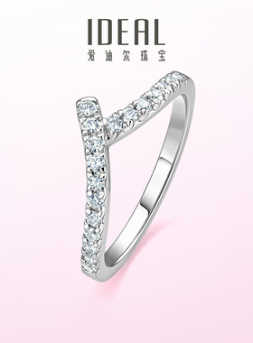 Ribbon丝带排戒叠戴hw家纯银戒指