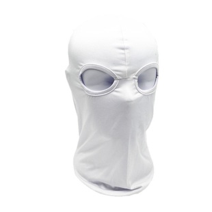 摩托车骑行头盔内村三孔头套透气防晒面罩口罩户外蒙面帽子