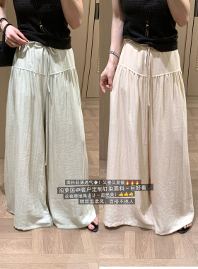 希宥HOUSE 韩女必须冲巨温柔的抽绳掐腰裤休闲裤