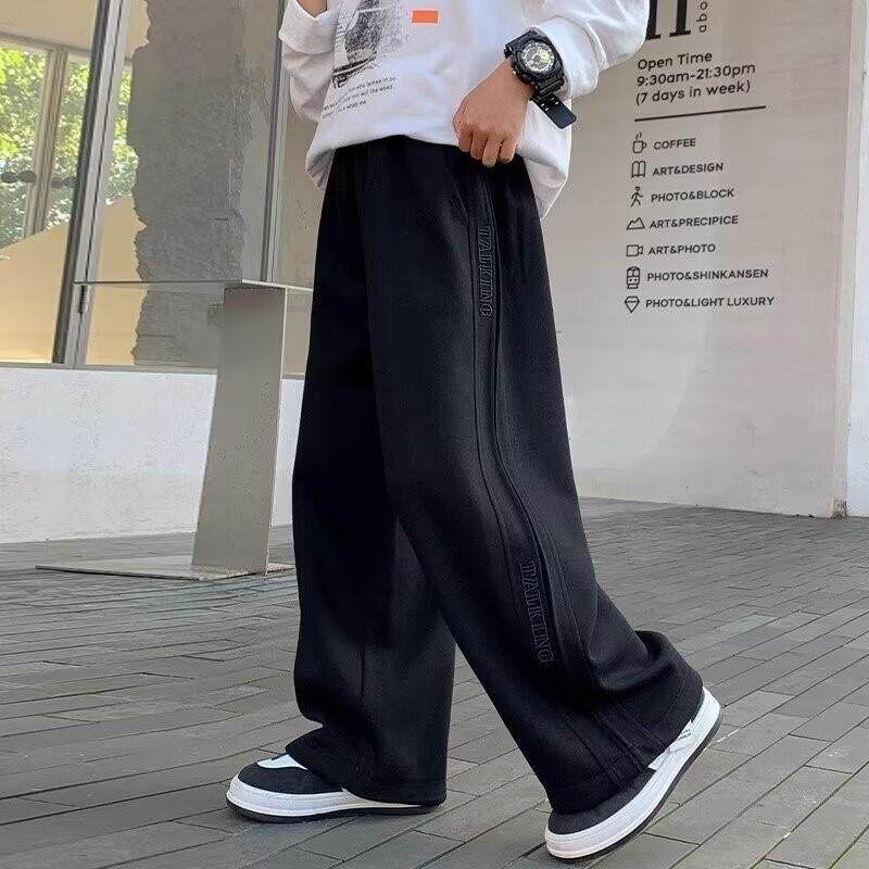 男童裤子春秋冬款2024韩版新款中大儿童男孩秋装秋季运动卫裤长裤