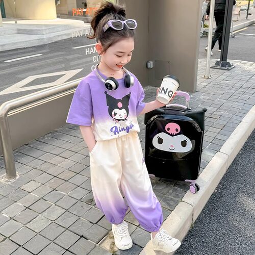 女童套装短袖夏季库洛米