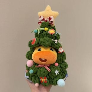 多爱正版圣诞限定水豚噜噜毛绒公仔挂件卡通玩偶包挂饰钥匙扣礼物