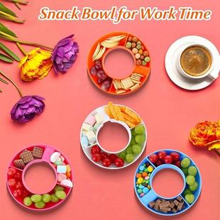 Stanley水杯配件零食碗硅胶零食盘车载史丹利保温杯零食碗点心盘