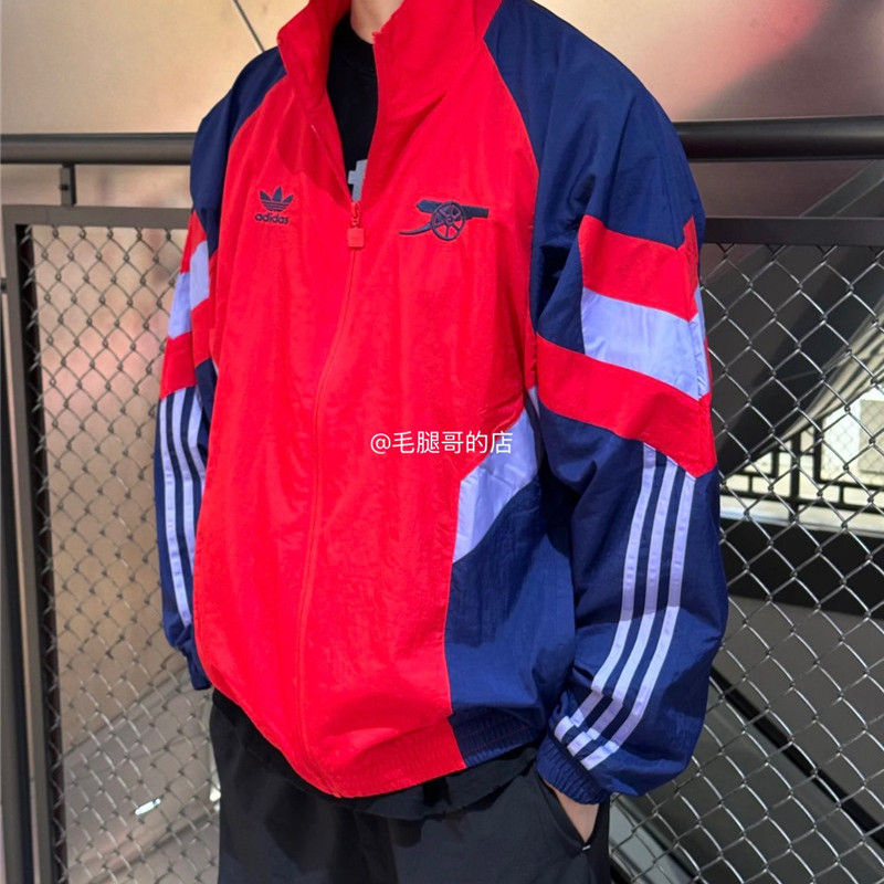 Adidas三叶草阿森纳足球休闲外套