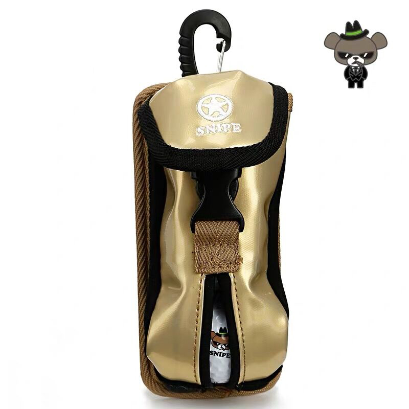 日本大阪熊SNIPE高尔夫球袋时尚golf挂饰小球袋装球小包SP515BC