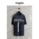 男女同款 YOG 宽松T T恤 春夏潮牌美式 Saint Michael蜡烛印花短袖