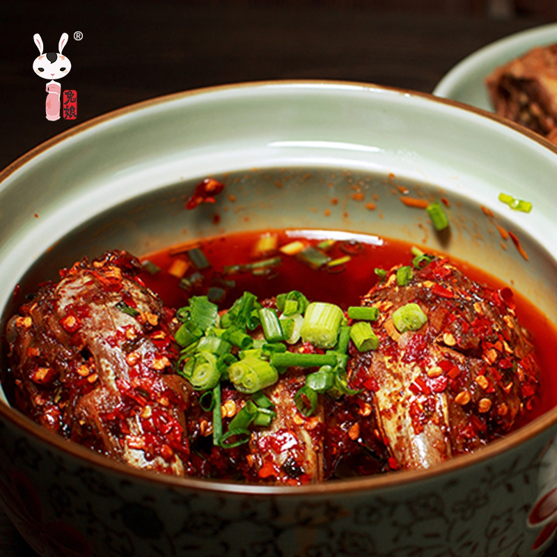兔娘香辣老妈兔头（2个）四川特色休闲小吃冷吃麻辣零食特色熟食