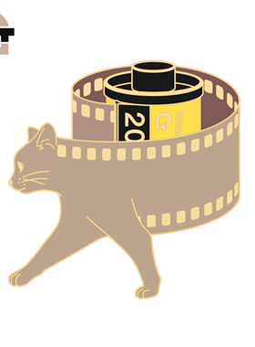 GGT LAB [胶卷X猫]金属胸针 徽章 原创小众独立设计 可爱恶搞胶片