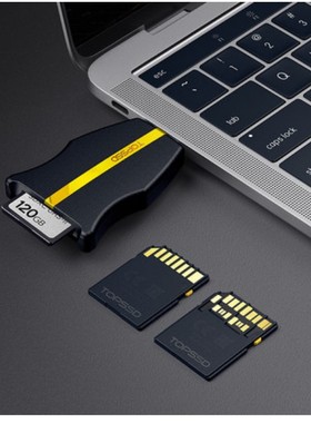天硕（TOPSSD）专业级UHS-II双芯高速SD读卡器 USB3.0