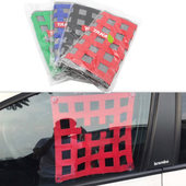 JDM汽车改装 饰 通用车窗玻璃窗遮阳帘遮光挡阳装 车赛车遮阳网 四季