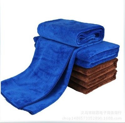 汽车毛巾擦车巾洗车专用大小号车用超强吸水不掉毛加厚车载干发巾