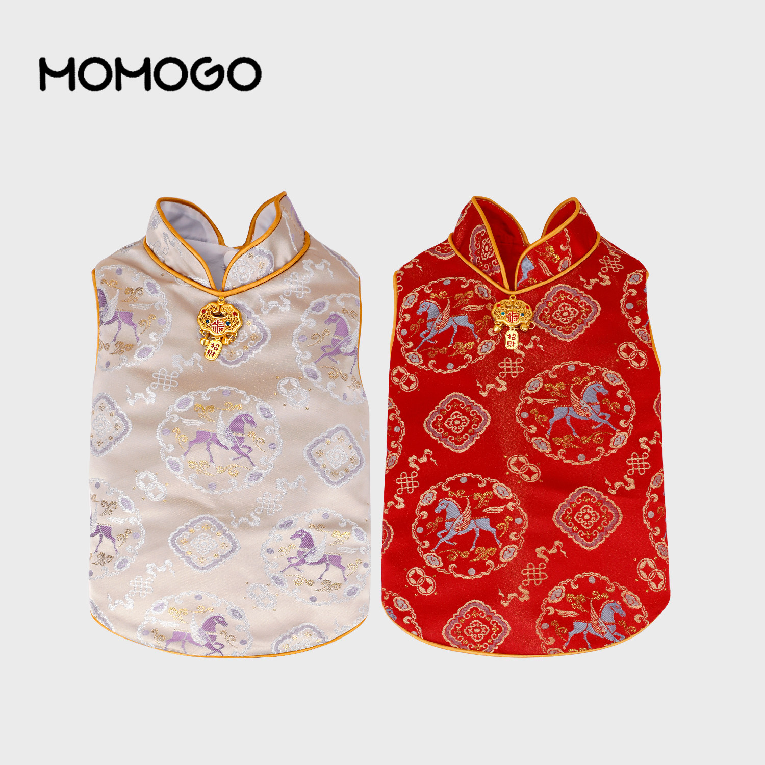 马年小狗狗猫咪衣服春夏唐装过新年中式国风马甲宠物泰迪比熊喜庆,宠物/宠物食品及用品,狗宠物服装/雨衣,淘宝优惠券,粉丝福利购,淘宝优惠卷