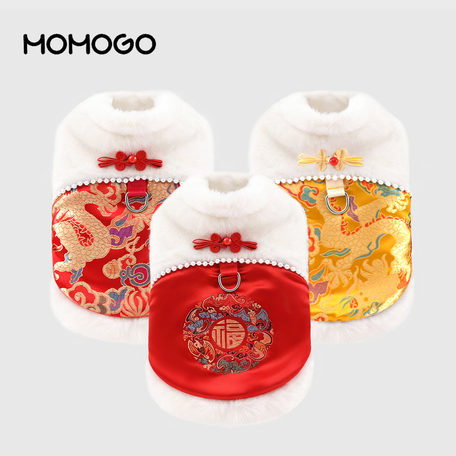 宠物过新年衣服秋冬加厚狗狗比熊泰迪猫咪拜年新中式国风唐装汉服,宠物/宠物食品及用品,狗宠物服装/雨衣,淘宝优惠券,粉丝福利购,淘宝优惠卷