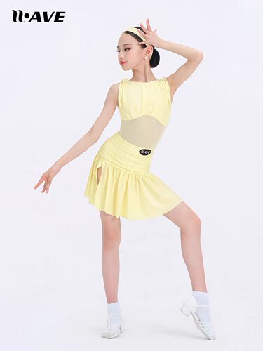 WAVE未午新款拉丁舞服月纱小夜曲
