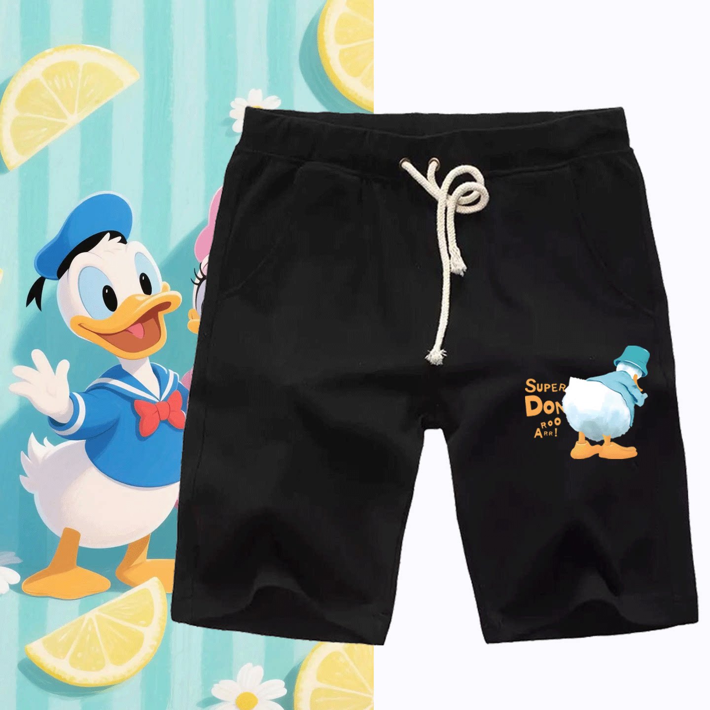 可定制五分运动休闲卡通夏短裤