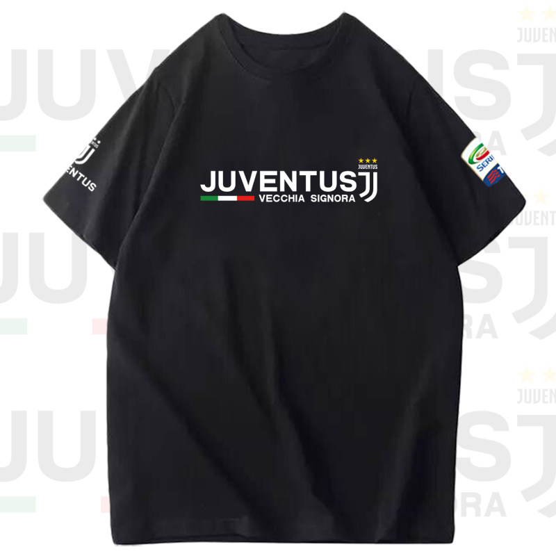 足球意甲短袖定制队服Juventus尤文图斯尤文球衣17-18新赛季服T恤