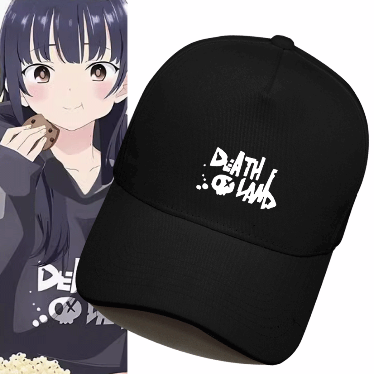 我心里危险的东西动漫周边山田杏奈同款二次元男鸭舌帽遮阳棒球帽