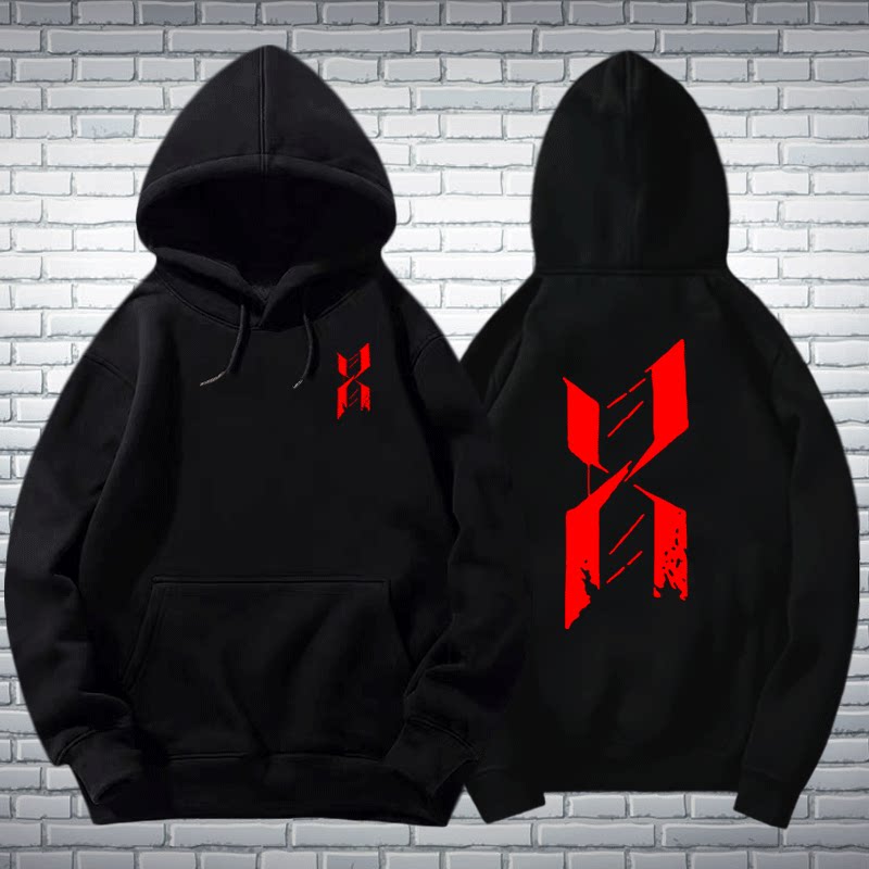 明日方舟整合运动深海猎人喀兰贸易动漫游戏外套男女休闲带帽卫衣