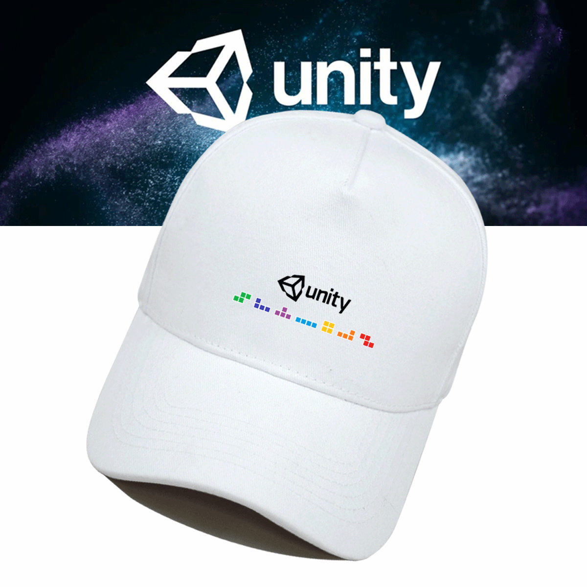 Unity3D游戏开发引擎程序员游戏制作男女定制鸭舌帽遮阳帽棒球帽