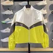 李宁运动风衣2025秋季 女子防泼水立领宽松休闲外套AFDV690 新款