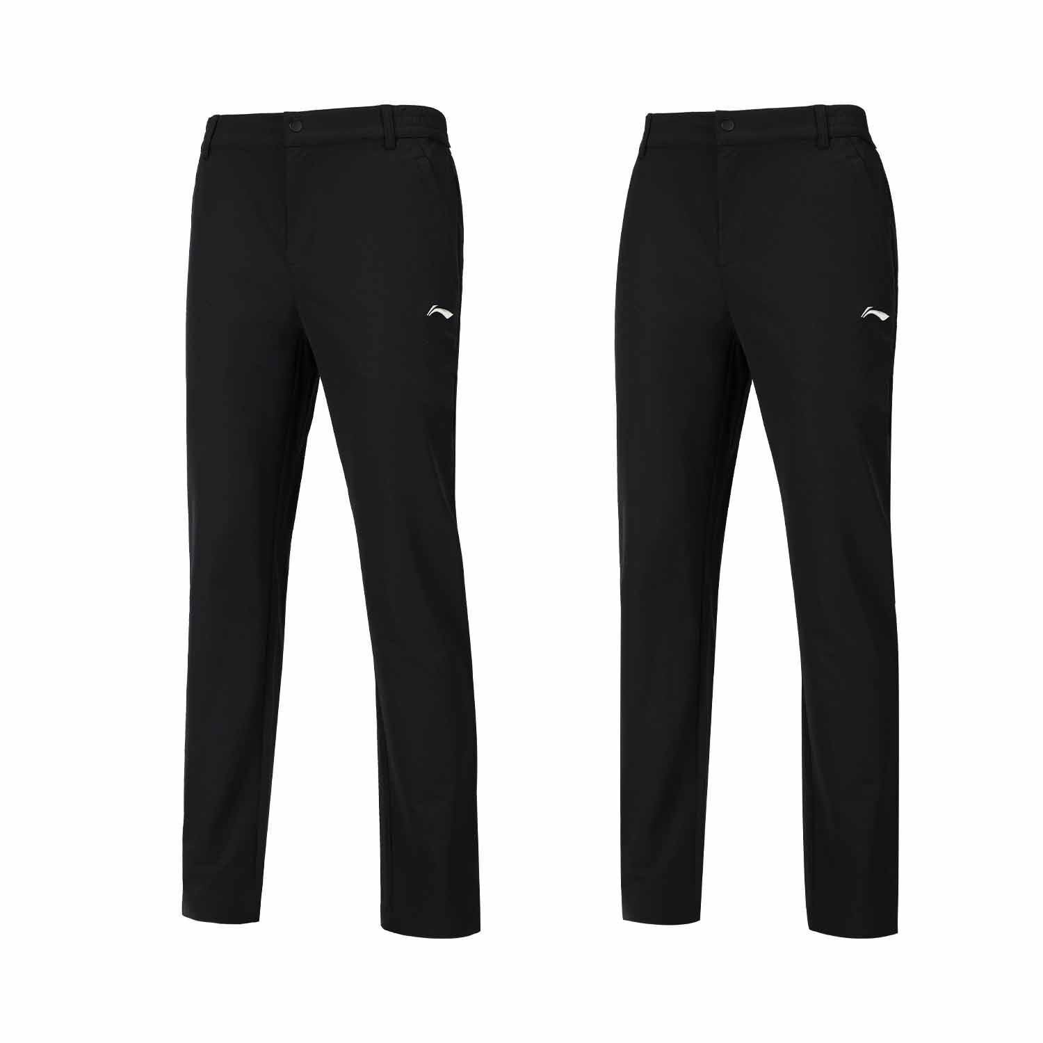 李宁运动裤22团购男女平口可系腰带休闲梭织运动长裤ayksb39