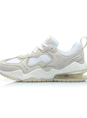 李宁COUNTERFLOW源NEON女款半掌气垫减震运动鞋低帮系带AGCP138