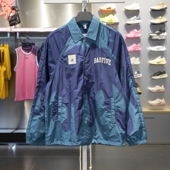 李宁休闲外套2024秋季 反伍系列男子速干翻领宽松运动风衣AFDUC03