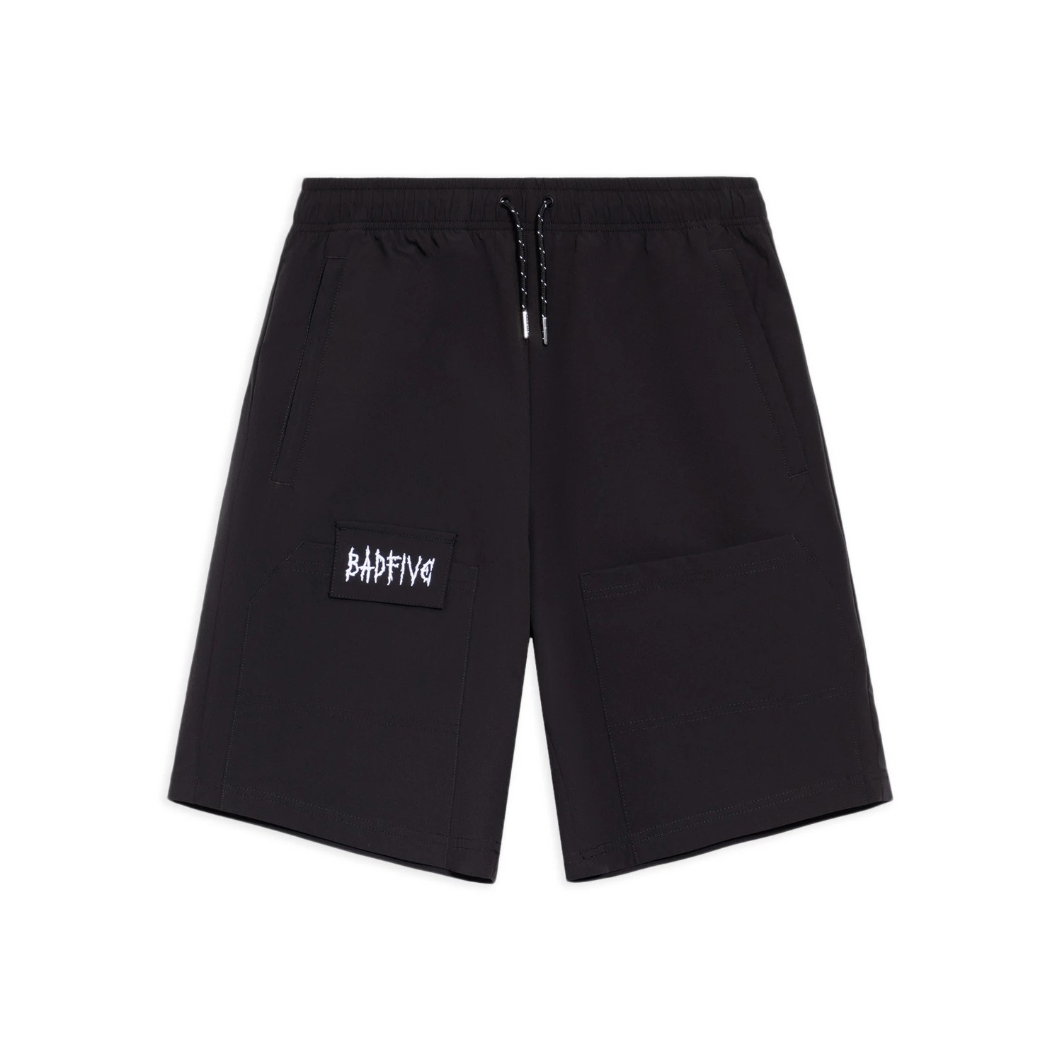 李宁反伍badfive兵不厌诈篮球系列男子反光宽松运动短裤akss377