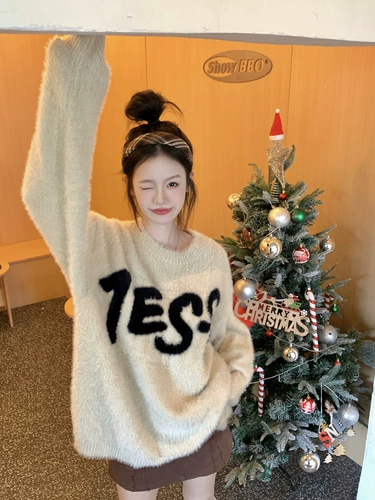 Лонгслив, демисезонный трикотажный свитер, увеличенная толщина, в американском стиле, оверсайз