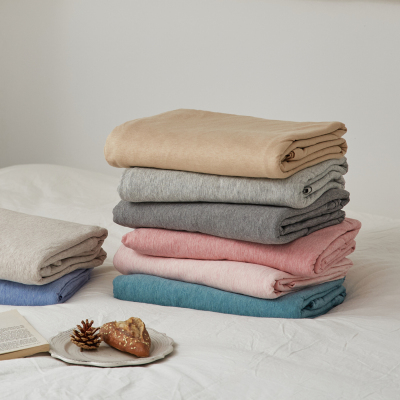 a类针织纯棉床单单件床笠100全棉