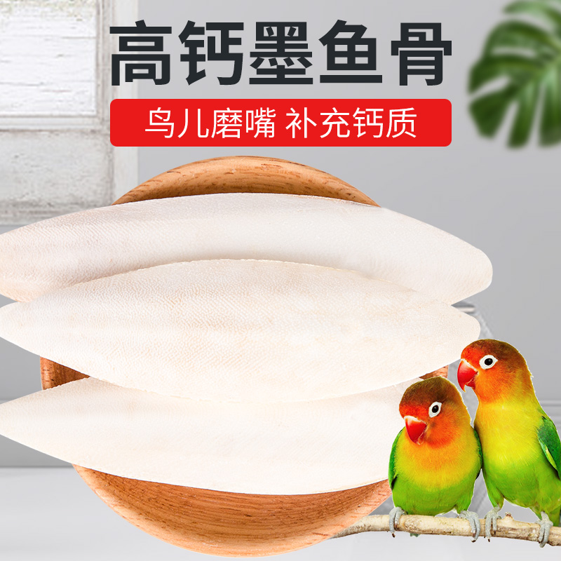 速发鹦鹉用品乌鱼料补钙磨牙虎皮玄凤牡丹墨龟食物磨嘴饲骨