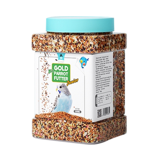 宠尚天鹦鹉鸟粮虎皮牡丹玄凤文鸟五色黍子带壳谷物鸟食营养混合粮