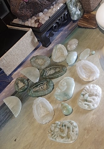 翡翠如意龙牌梳子吊坠 一物一图微瑕福利特惠002