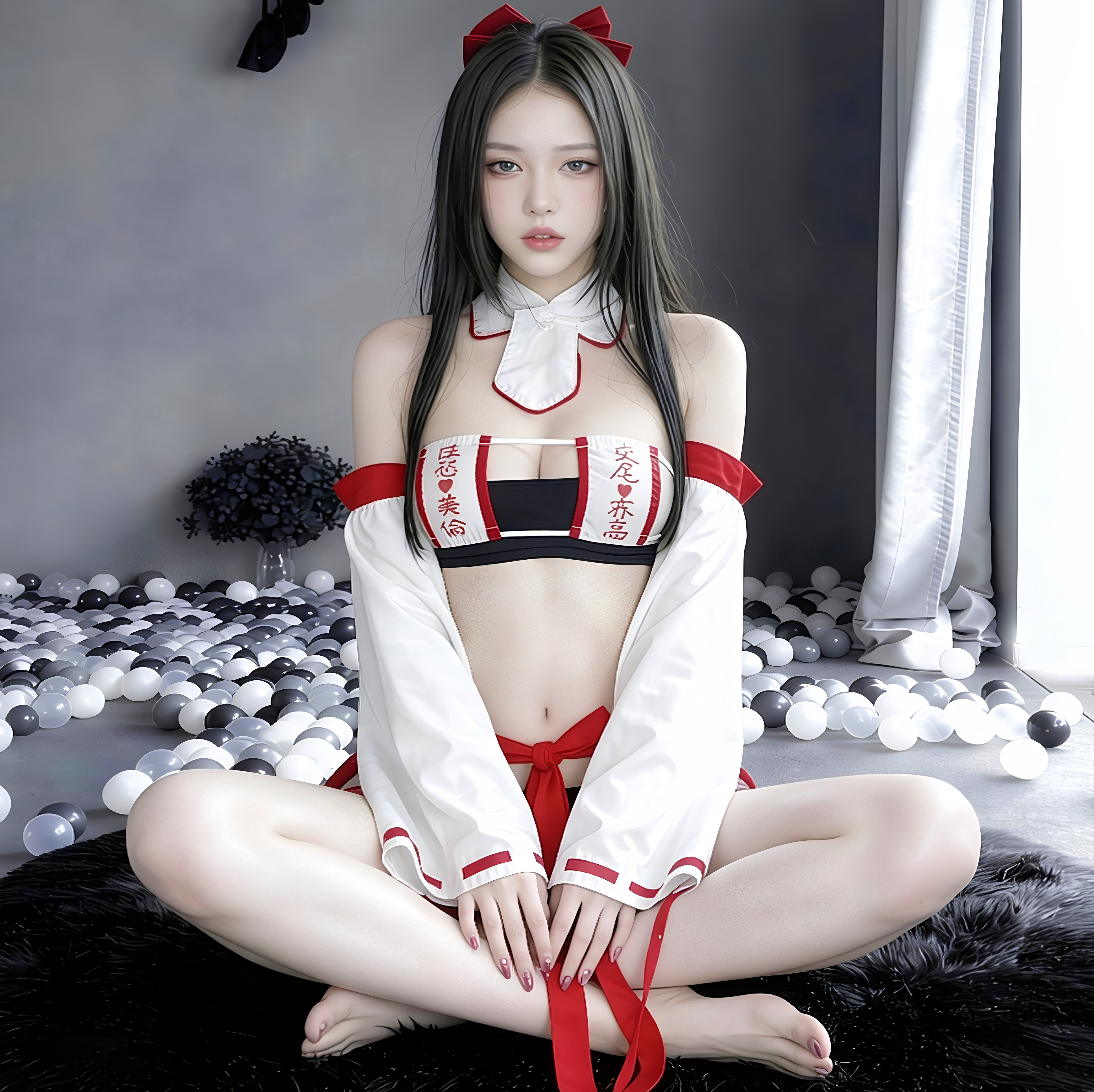 性感和服文胸开衫丝袜内衣