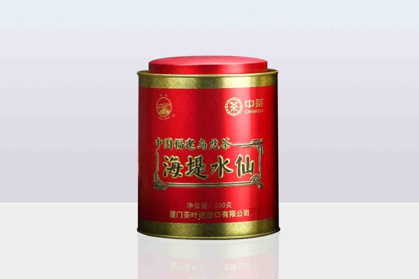 海堤水仙货号：369乌龙茶250g/1罐装武夷岩茶大红袍口粮茶叶正品