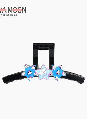 可爱星星小狗大号抓夹2025新款发量多发抓高级感盘发鲨鱼夹百搭