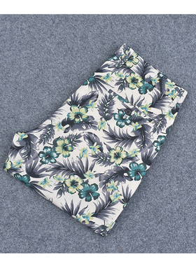 2024夏季男士短裤宽松休闲五分裤中裤潮流薄款男马裤子时尚沙滩裤