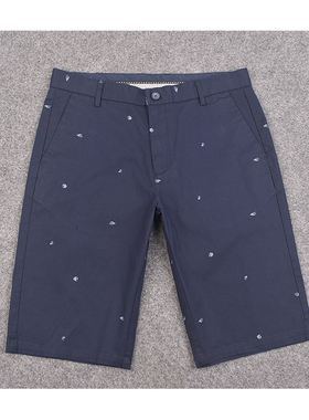 2024夏季男士短裤宽松休闲五分裤时尚潮流中裤薄款棉质休闲沙滩裤