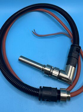 T+H原装温度传感器，型号0117 HLP，230V电压。黑