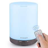 跨境热销300ML圆柱精油香薰机超声波扩散器办公室桌面加湿器静音