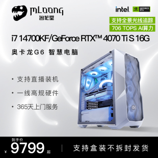 机游戏高配DIY组装 名龙堂14代i7 电脑电竞主机 RTX4070 13700KF 4070TiSUPER显卡整机水冷台式 DDR5 14700KF