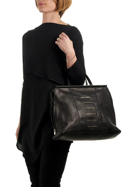 皮匠门 MEN+意大利植鞣马皮 中性大包单肩包旅游复古欧美AD060