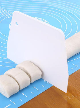 大中小号白色梯形塑料刮板 肠粉面包饼干面团切割刀 蛋糕奶油抹平